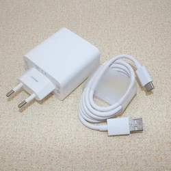 OPPO Original 67W SuperVOOC 2.0 Fast Charging Adapter with Type C Cable - EU Add Cable