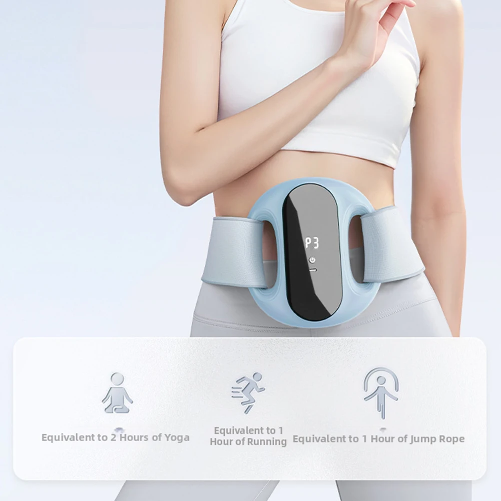 2 in 1 근막 마사지 링 핸즈프리 진동 딥 머슬 릴렉서 5단계 바디 슬리밍 마사저