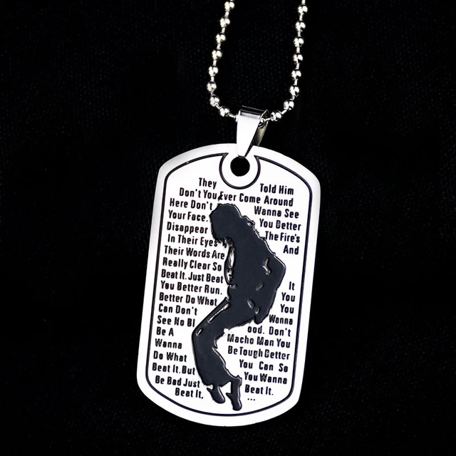 Classic Michael Jackson Necklace Statement MJ King of Pop Art Photo Glass  Cabochon Chain Necklace Souvenirs : Amazon.co.uk: Fashion