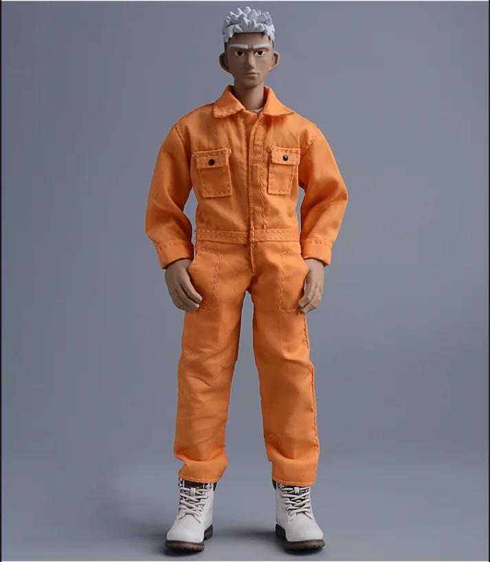 Fanatic 1/12 Soldier Trendy Clothes Bodysuit Einteiliger Hosenanzug Loose Workwear Jumpsuit Modell für 6-Zoll-Actionfiguren Auf Lager – Detail 7