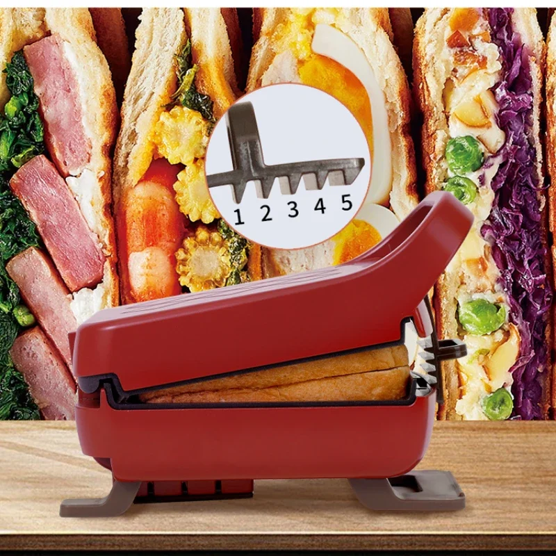 Modern Simple Food Grade Non-stick Sandwich Machine Home Small Multifunctional Hot Pressed Bread Toast Breakfast Machine 4