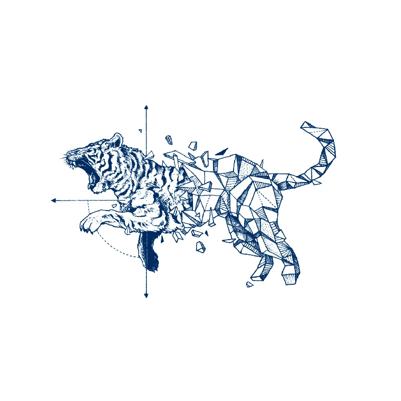 Große fisch delphin/totem/drachen/Phoenix Eye/Meerjungfrau Dauert 15 Tage Wasserdicht Temporäre Tattoos Männer Flash tatoo Gefälschte Tattoo Aufkleber – Detail 31