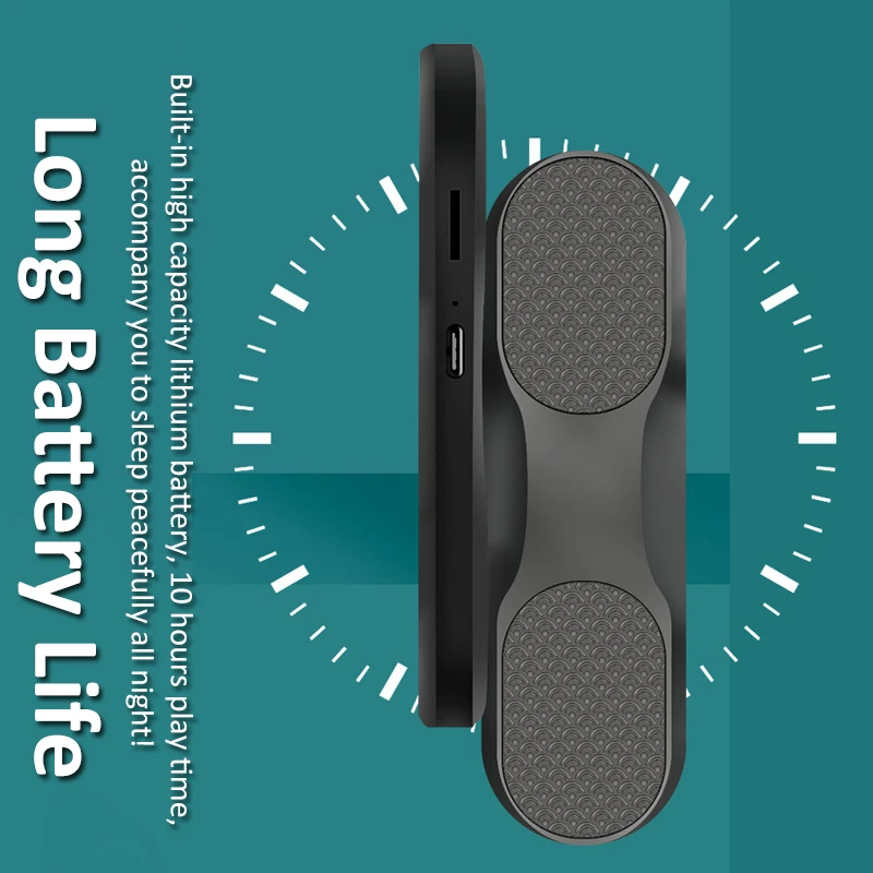 Bone Conduction Sleep Speaker Wireless Bluetooth Sound Box Stereo Bass Under Pillow Improve Sleep for Travel Home Support TF