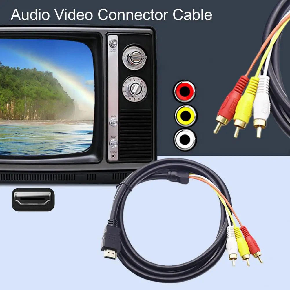 ޴ ս   AV ̺, HDMI ȣȯ,  3 RCA  TV ڽ   ̺, Ȩ ׼