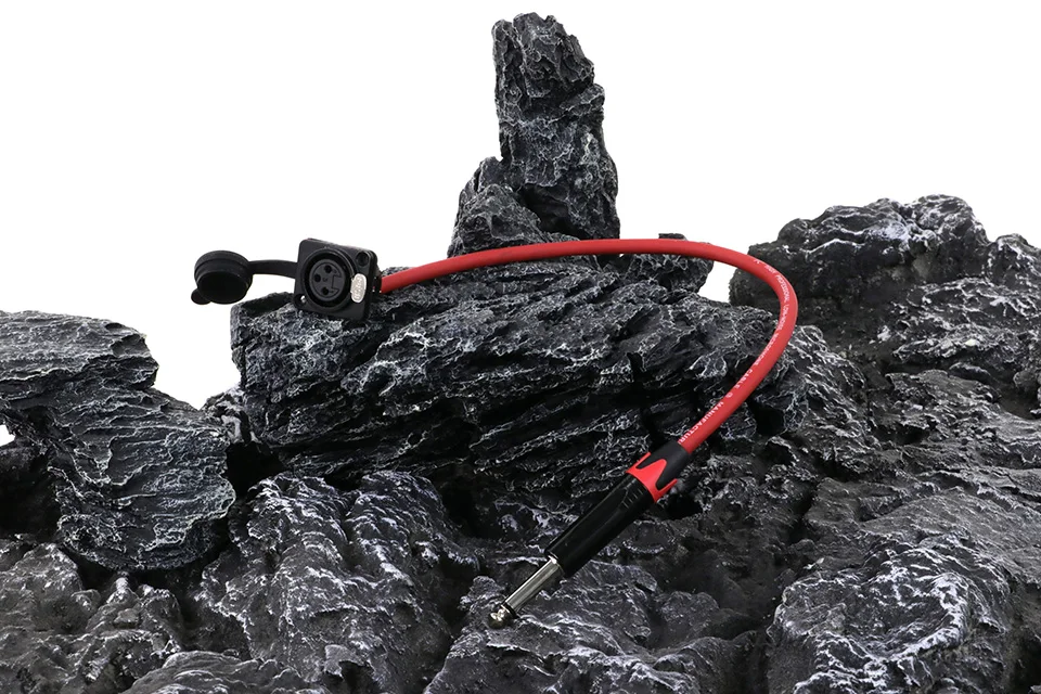 0,2 M-30M d Typ 3-polige xlr-Buchse auf 6,35 Zoll mm ts-Buchse durch Verlängerung kabel konverter, kompatibel mit Mikrofon – Detail 2