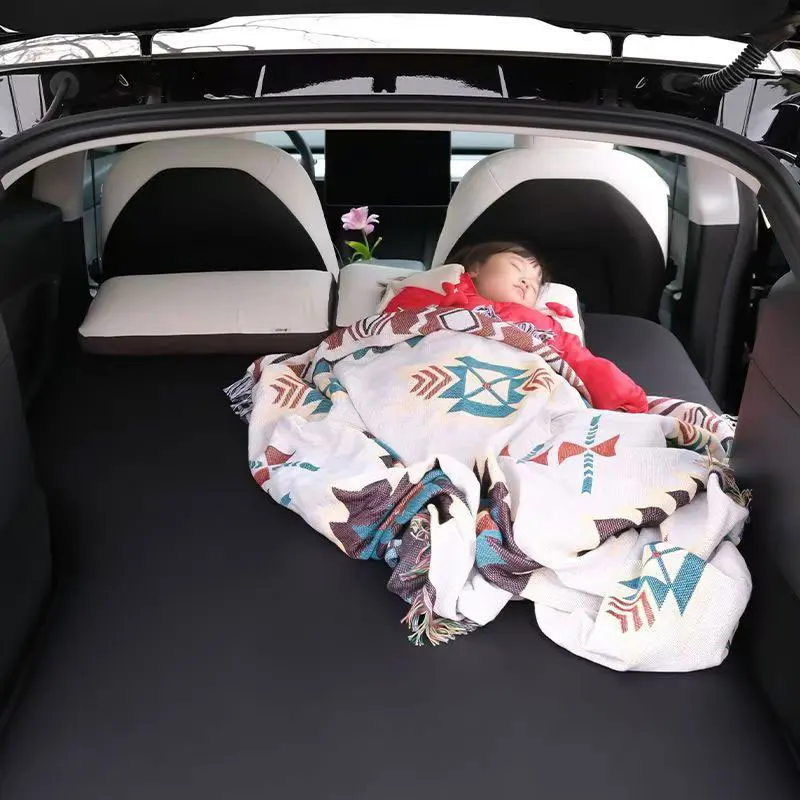 For Model Y Self-Inflating Trunk Travel Mattress Outdoor Car AirCushion Bed Automatic Inflatable Self-Driving Sleeping Pad