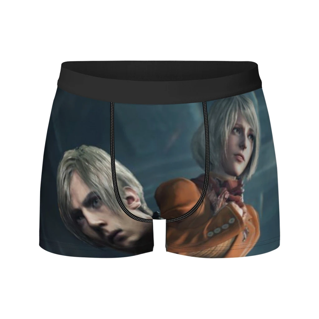 thumbnail image 1 of Calzoncillos tipo bóxer para hombre, ropa interior masculina, transpirable, con el videojuego Resident-Evil, 1 of 5