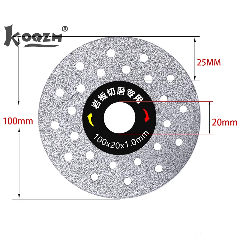 Cutting Blades Cutting Discs Porcelain Ceramic Tile Marble Cutting Blade 100mm Diamond Dry Cutting Disc 1PC