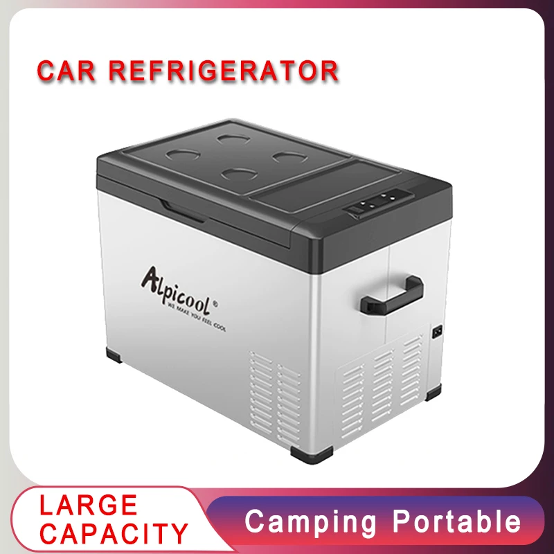

Car Refrigerator Alpicool 30L 40L 50L Vehicle Truck 220V Car Home Camping Portable Mini Fridge 12/24V Compressor Cooler Ice Box