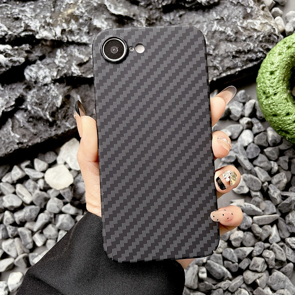 Carbon Fiber Texture Matte Hard Cover - Ultra Thin Shockproof Bumper Case