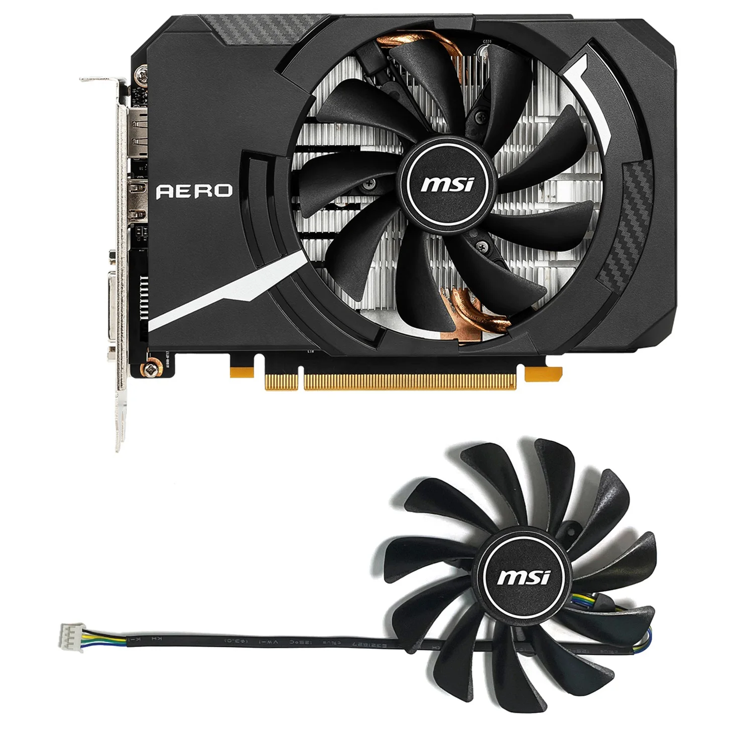 Fai Da Te 95Mm Xy-D10015Sh Dc12V 0.40A 4Pin Per Msi Gtx 1660 Ti Rtx 2060 2070 Aero Itx Ventola Del Radiatore Della Scheda Grafica