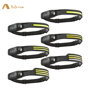 아웃도어 LED USB 충전식 주행 전조등, 230 도 조명, 방수 헤드 플래시라이트, 사이클링 헤드라이트