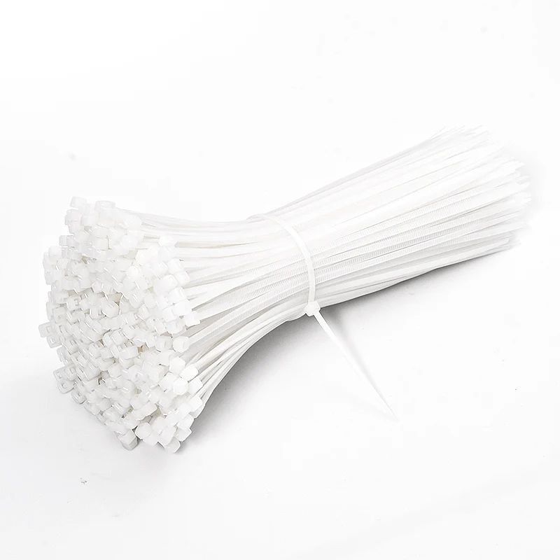 grande nylon zip tie para cabo branco 01
