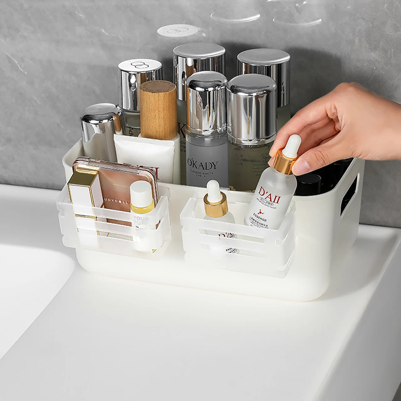 Scalable Fridge Food Organizer Container Refrigerator Side Door Vegetable Fruit Storage Box Kitchen Storage Case