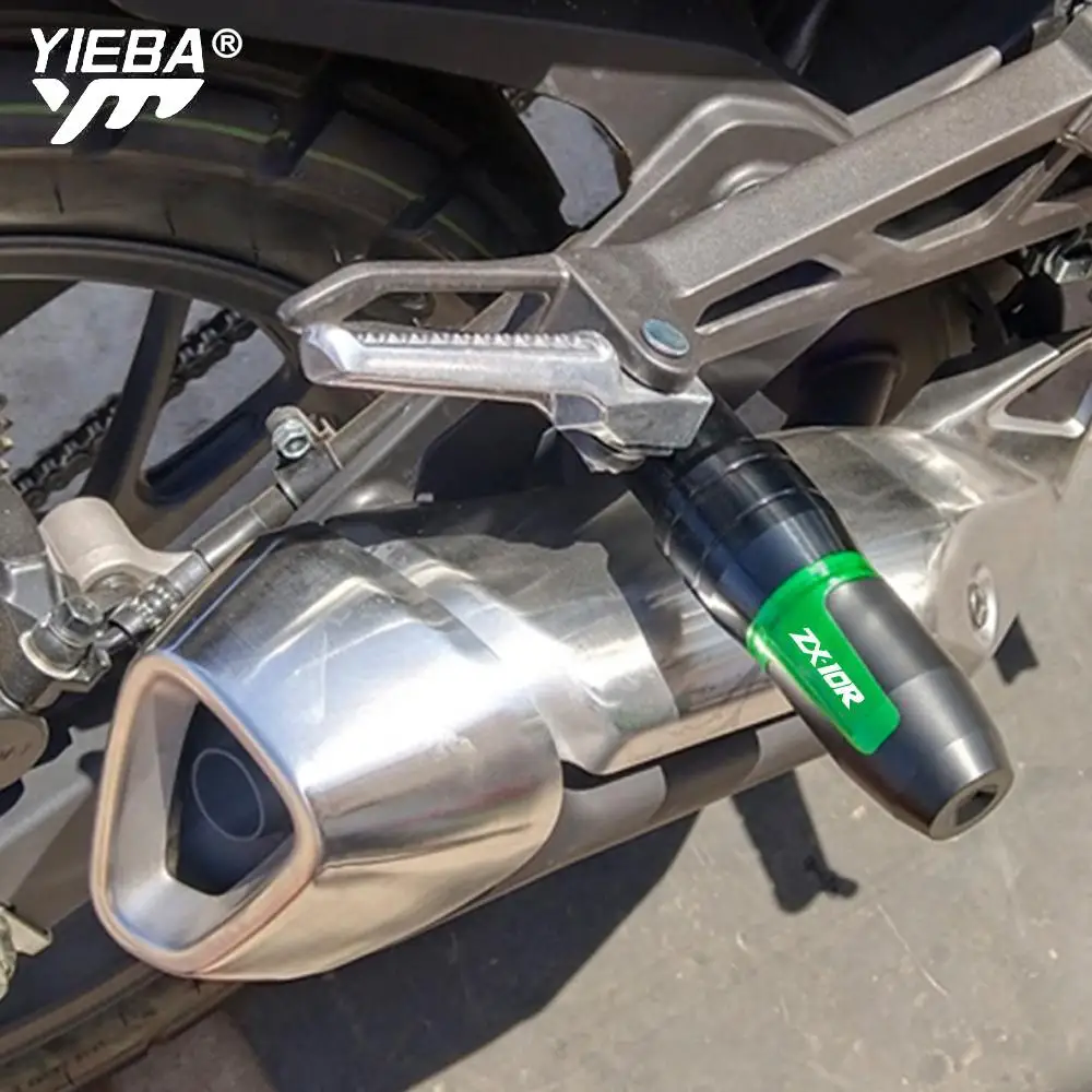 

FOR KAWASAKI ZX-10R ZX10R 2006 2007 2008 2009 2010 2011 2012-2015 Accessories Exhaust Frame Sliders Crash Pads Falling Protector