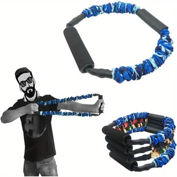Allenatore di resistenza per arco aperto con fascia per tiro con l'arco, allenamento per la forza del braccio, tenditore per allenamento con l'arco, macchina per il fitness per tiro con l'arco