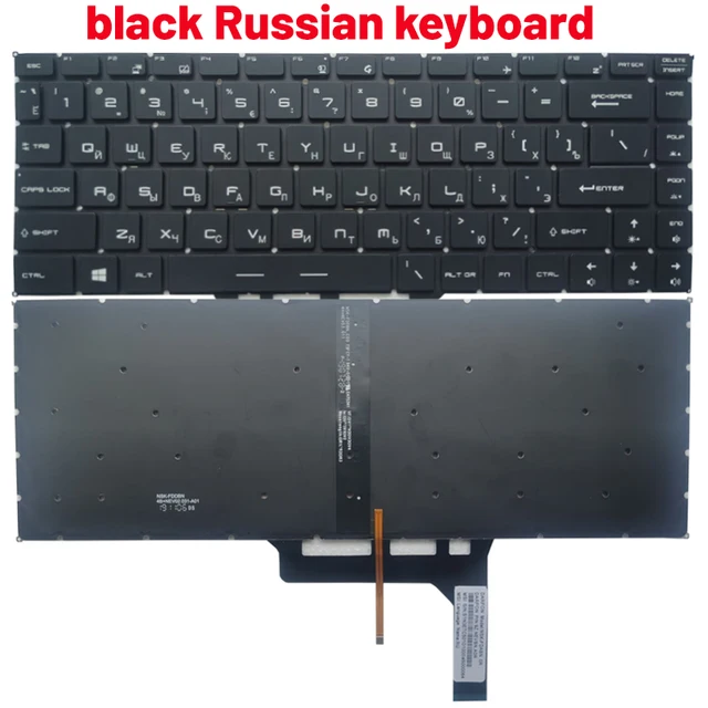 Spanish Sp Laptop Keyboard For Msi Gf63 8rc 8rd Ms-16r1 Ms-16r4 