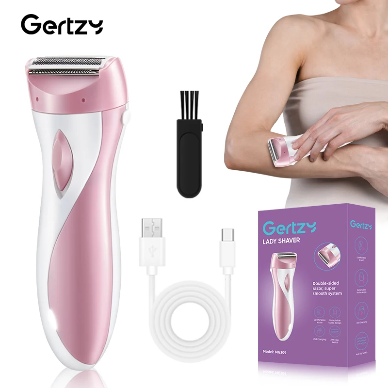 Professional body hair trimmer - USB rechargeable, used for smooth full body beauty