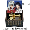 color print to love's end Affections Touching Across Time InuYasha Music Box Wind Up husband wife girlfriend birthday love Gift 6