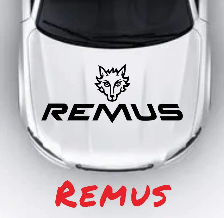 

For Remus Logo Decal Car Stickers and Personality Decals Air Conditioner Refrigerator Sunscreen Vinyl Car Wrap Decor