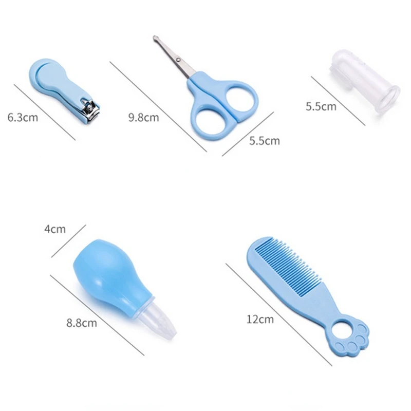 Infant Baby Care Kit Baby Comb Nose Aspirator Scissors Care Kit Healthcare Newborn Essentials Products,nasal aspirator,baby care kit,health care kit