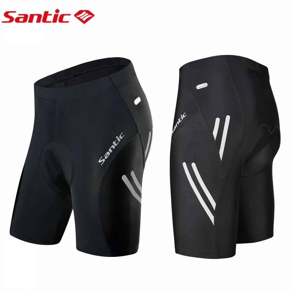 Santic Men Cycling Shorts Summer Cycle Shorts Coolmax 4D Pad Shockproof