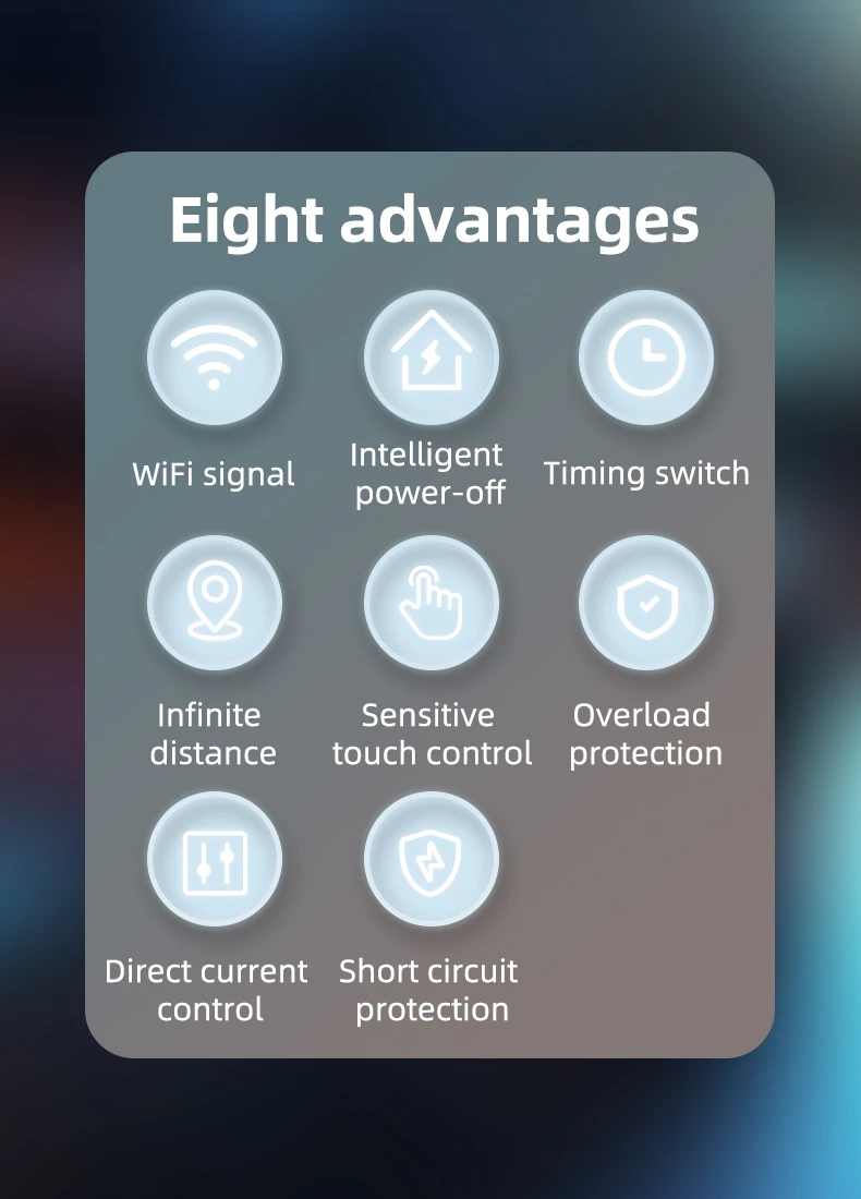 Description Picture 3 of itemTuya Smart WiFi DC Circuit Breaker 10v -100v Wireless Remote Control With Alexa google assistant Yandex Alice for Smart Home