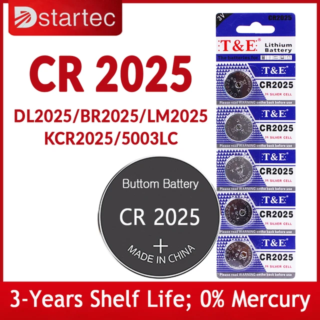 CR2025 CR 2025 3V Lithium Batteries For Car Remote Control Watch Toy  Motherboard Scale DL2025 BR2025 KCR2025 Button Coin Cell - AliExpress