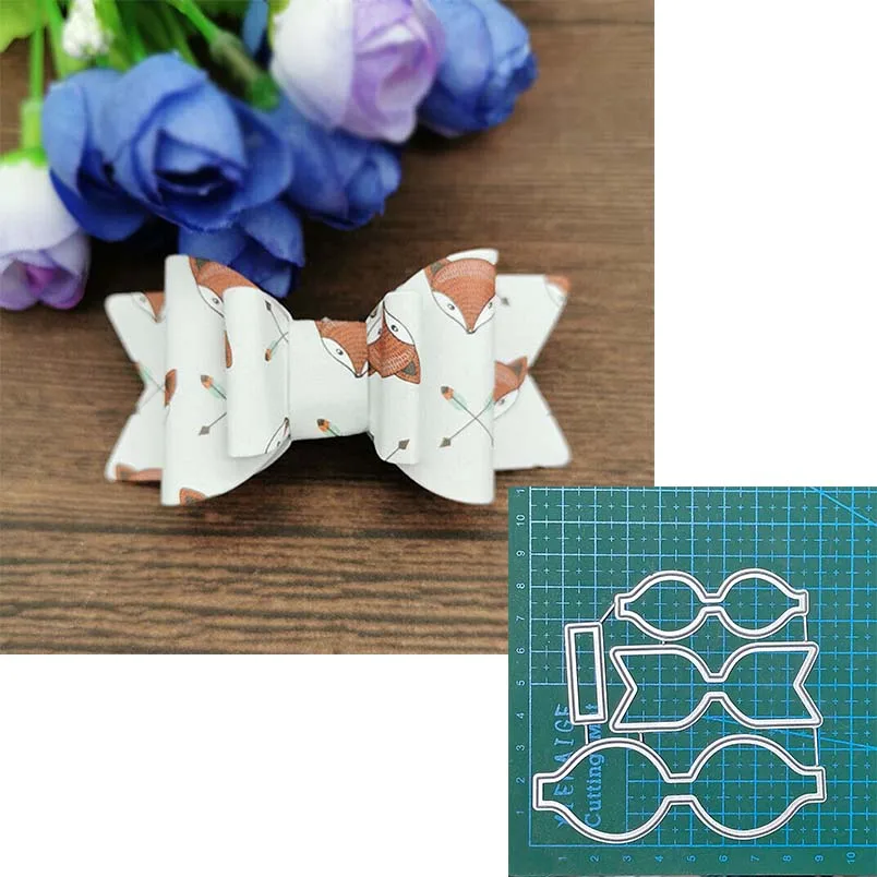 

metal cutting dies cut die mold Bowknot Bows decoration Scrapbook paper craft knife mould blade punch stencils dies