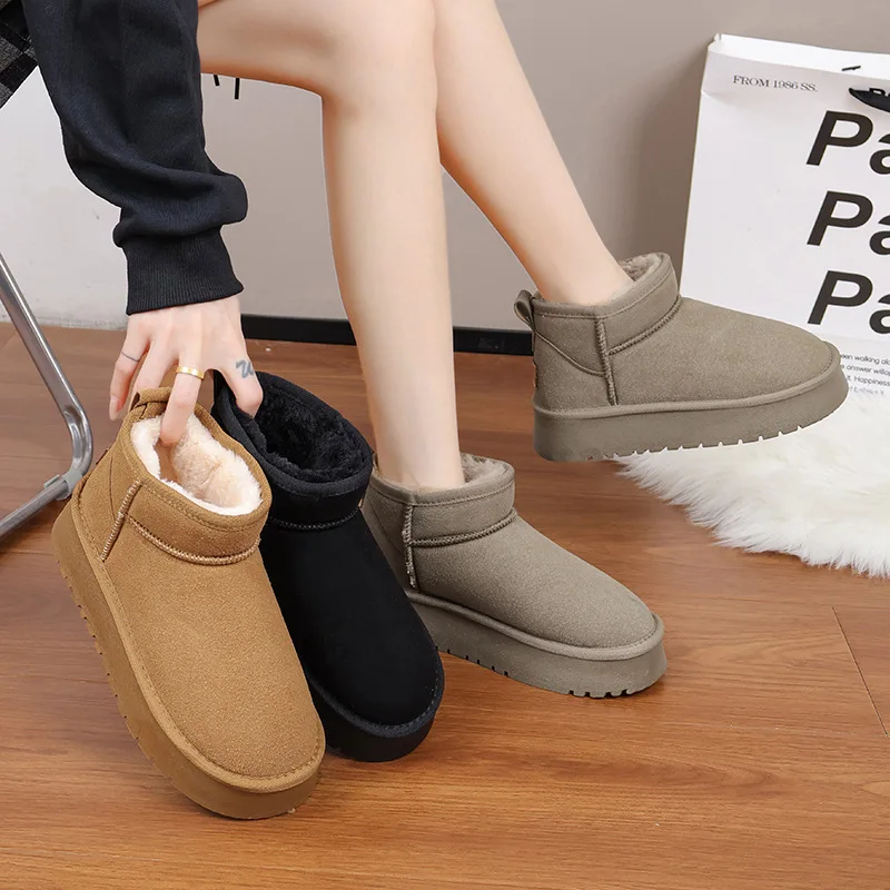 

Women's Rubber Boots Flat Heel Rain Med PU Basic Sewing Flock Flat Heel Women's Rubber Boots Med Rain PU Flock Basic