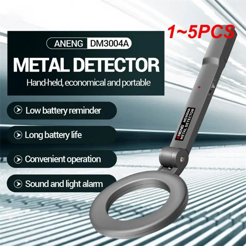 1~5PCS Metal Detector DM3004A Handheld Alarm High Sensitivity Metal Scanner Security Checker Pinpointer Search Coil Metal Detect