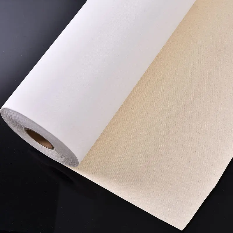 24in*30m Bulk Cheap Cotton Canvas Roll For Fine Art Print
