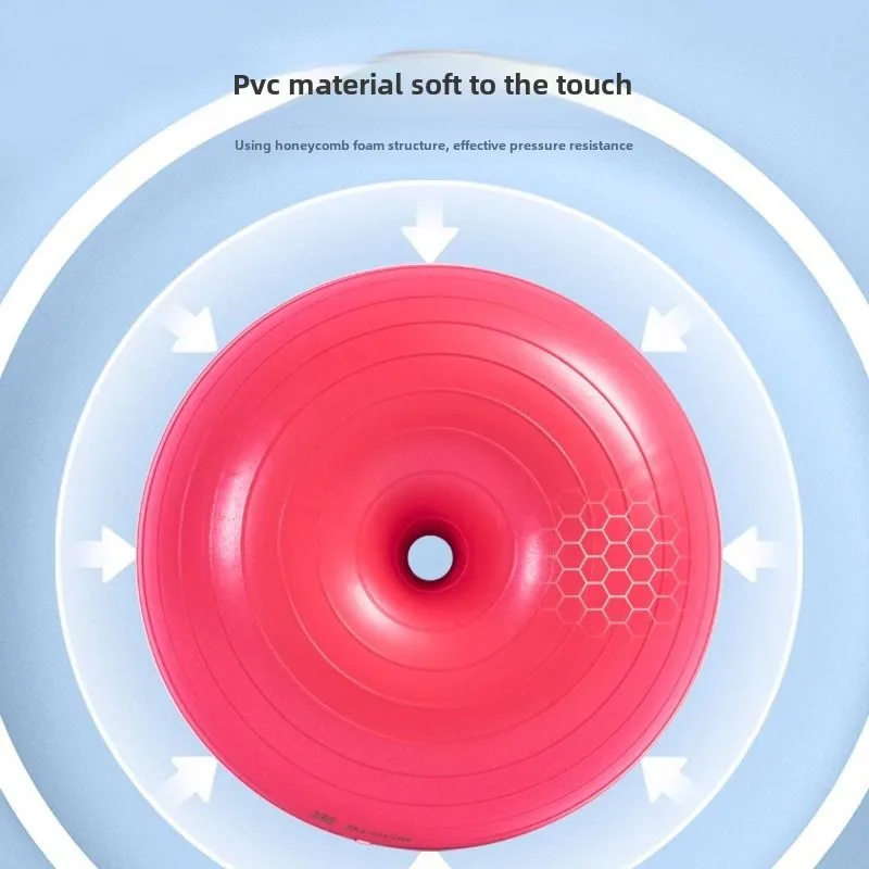 Donut Yoga Ball Thickened Explosion-proof Sports Postpartum Rehabilitation Training Apple Ball Pilates Fitness