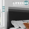 Bed Frame, with Headboard, Linen Upholstered Bed Frame with Wood Slats Support, Heavy Duty Feet, Easy Assembly, Queen Bed Frame 2