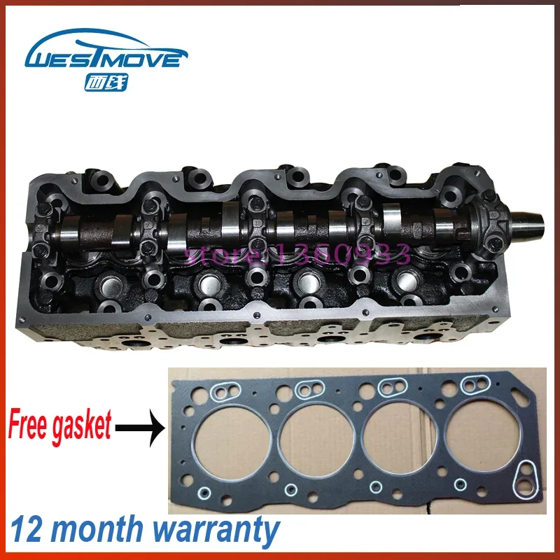 complete cylinder head assembly for Toyota Hilux 2400 Land Cruiser Hiace 4-Runner Chasser Cressida 2.4 2.5 D TD 8V 2L 2LT II