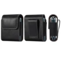 Black Smooth Leather