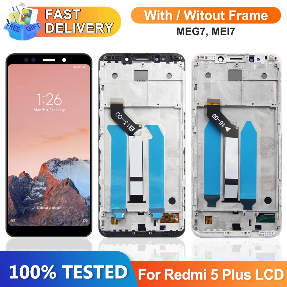 شاشة بوصة لهاتف Xiaomi Redmi Plus MEG7 MEI7 شاشة LCD رقمية