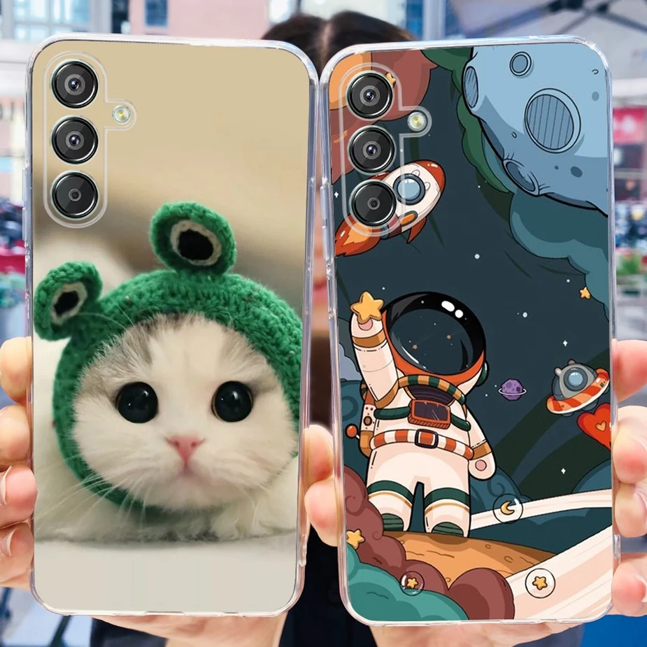 New Fashion Painted Clear Silicone Soft TPU Phone Case Bumper