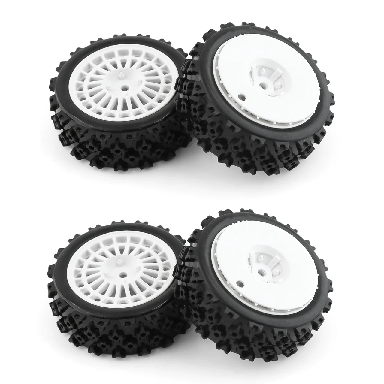 

4 шт., резиновые шины 72 мм для Tamiya XV01 TA06 TT01 TT01E TT02 TT02B