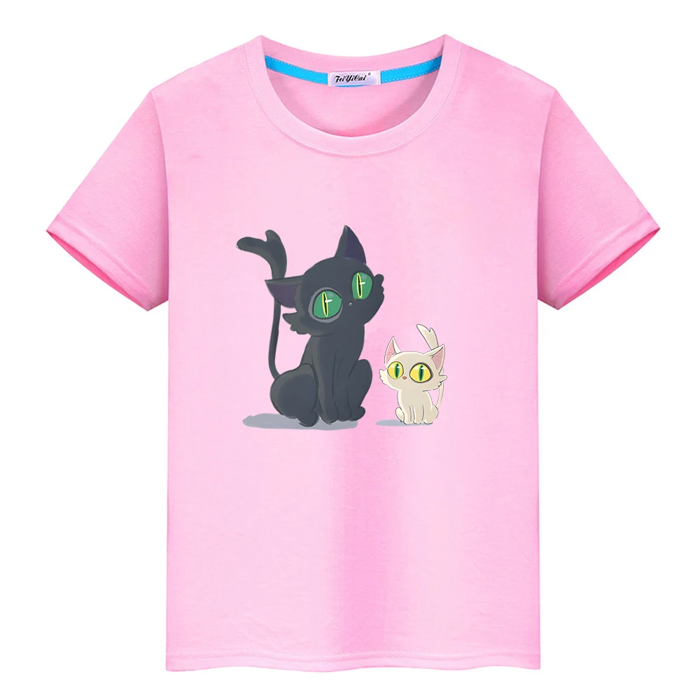 

Suzume No Tojimari Daijin Cat T-shirt for Boys/Girls Children Kawaii Tee-shirt Japanese Anime Graphic Printing Tshirts Cartoon