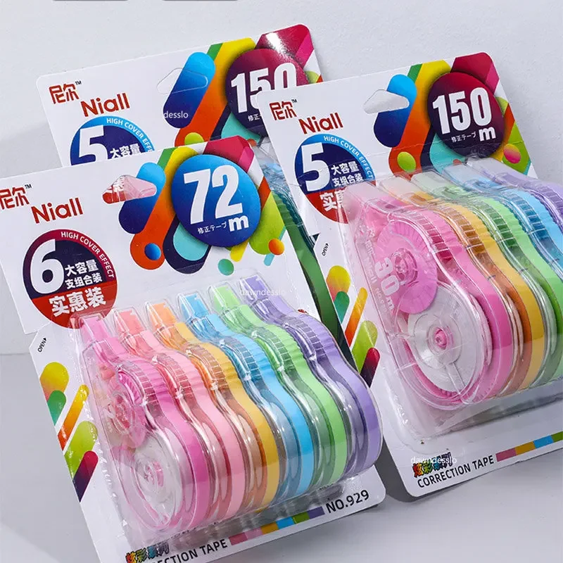 72M Roller Big Capacity Correct Belt Correction Tape Stationery Student Office School Stationery Supplies correction belt correction tape correction strap stationery set