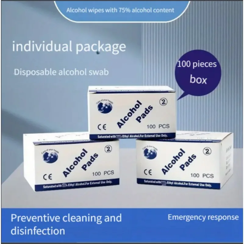 Disposable75%alcoholswabforwounddisinfection,essentialfirstaidboxsuppliesforhomedisasterpreparedness.-AliExpress66