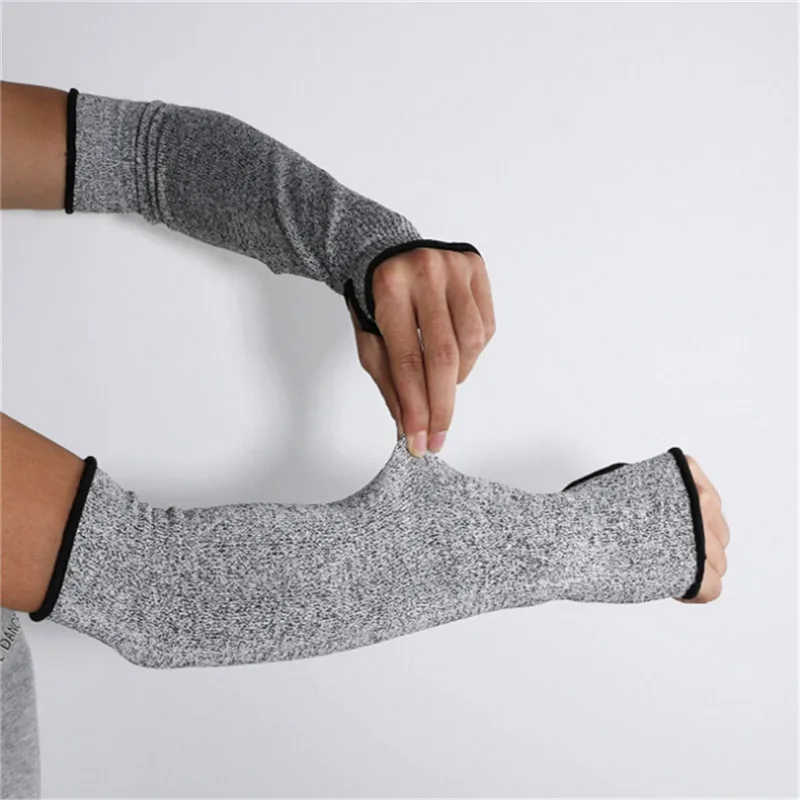 1pc 35CM Slash Resistant Heat Resistant Protective Arm Sleeves 5-level Guard Armband Glove Hunting Workplace Safety Protectionym