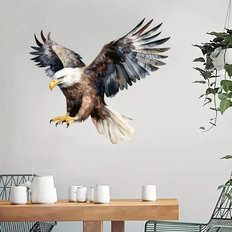 Flying Eagle Wall Stickers Bright Bathroom for Home Decoration Vinyl Car Decals Art Wall Paper Poster