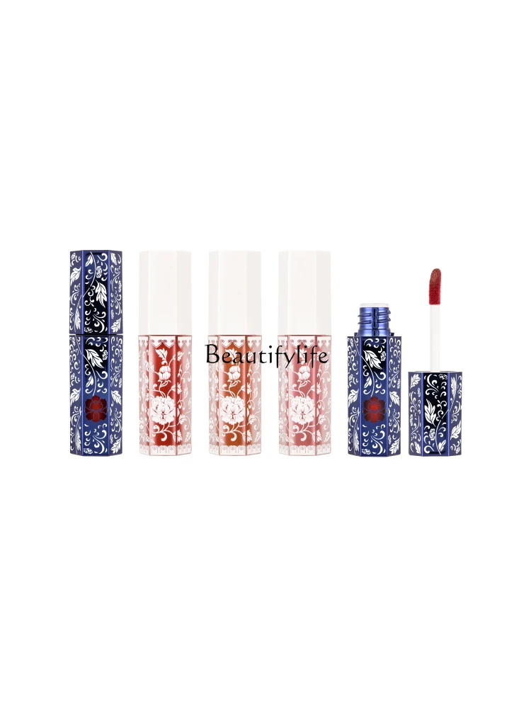 

Lip Lacquer Lip Gloss Mirror Soft Mist Long-Lasting Lipstick Gift Box Female Birthday Gift