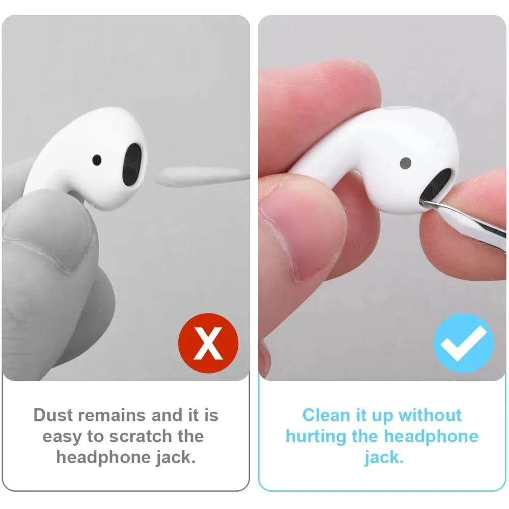 Wireless Earphone Cleaning Kit with Precision Brush Tool