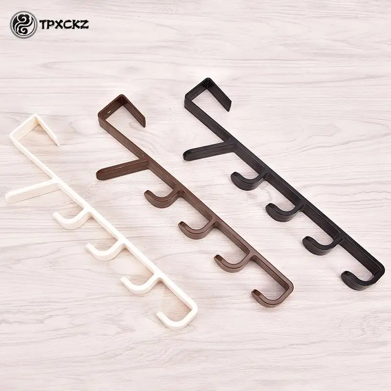 Hat Clothes Bag Hanger Hook Holder Cupboard Door Kitchen Cabinet Back Style Garbage Bag Storage Rack Organizer Hanging 1pc clothes hanger storage hanger storage hanger hook