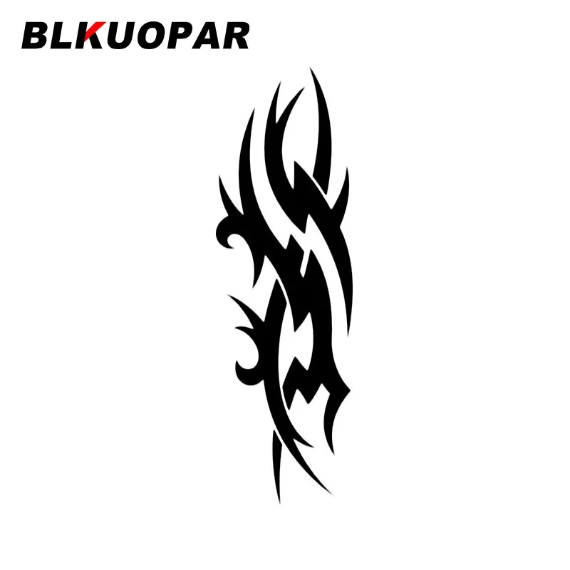 

Автомобильные наклейки BLKUOPAR с этническим рисунком, виниловые высеченные водонепроницаемые наклейки в стиле аниме с окклюзией и царапинами для холодильника, кондиционера, автомобильные товары