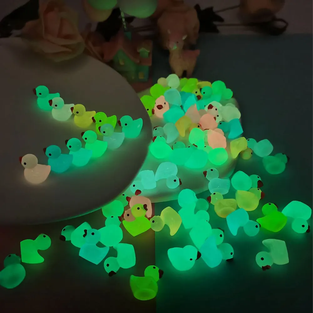 Yellow Duck Ornament Miniature Figures 10/30/50Pcs Tiny Duck Resin Handicraft Micro Landscape Decoration miniature duck figurines miniature ornament ornament crafts miniature figurines resin ornaments resin crafts