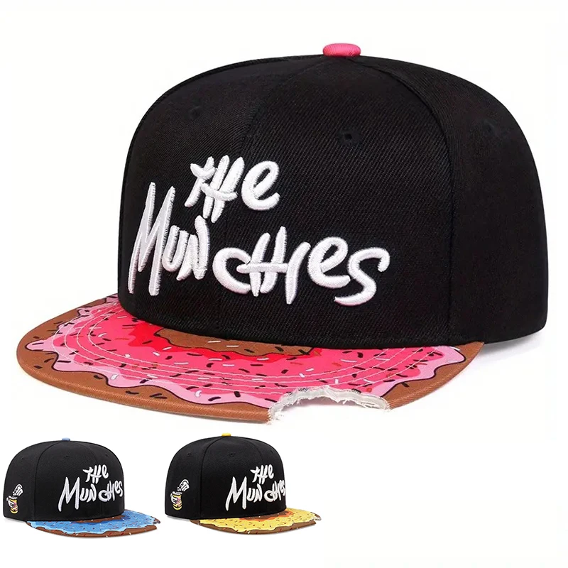 Autumn Flat Brim Baseball Caps For Men Outdoor Personality Hat Letter